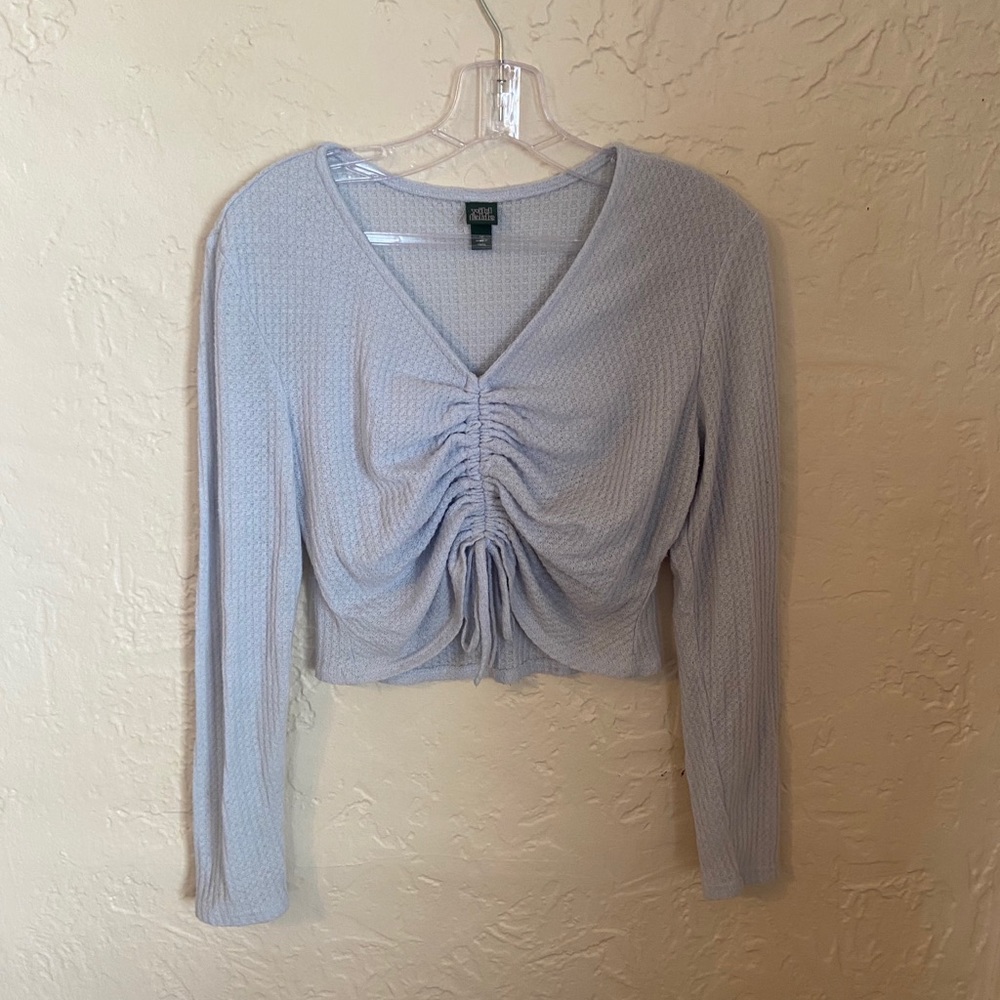 Wild fable waffle knit crop top sz med EUC